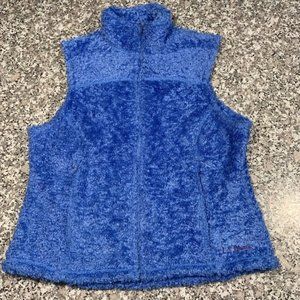 L.L Bean blue Polartec vest size small GUC